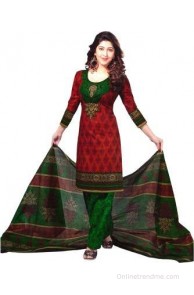 Reya Cotton Printed Dress/Top Material(Un-stitched)